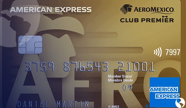 Tarjeta Gold Card American Express Aeroméxico