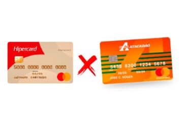 cartão de crédito Hipercard ou Atacadão
